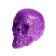 Figure for crafts and decor "Skull", set 6 pcs., Size 1 pc: 4 × 4.5 × 4.5 cm, purple color