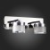 Wall lamp ST LUCE. SL1600.101.02. 2x5 W, LED, 4000K, 680 LM, 30x8.5 cm, chromium color