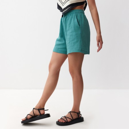 Women's shorts Mist Muslin Size XS, col. turquoise-7