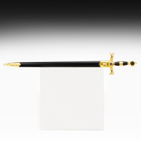 Souvenir sword, handle of David star, blade painting, 86 cm-1