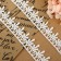 Lace Hipure, 20 mm × 14 ± 1 m, white color