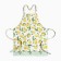 Apron "Ethel" lemons 60x65 cm, 100% HL, reps 190 gr/m2