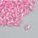 Beads for creativity Plastic "Rhombus Crystal Holography Pink" set 20 grams 0.6x0.6x1.2 cm 989630
