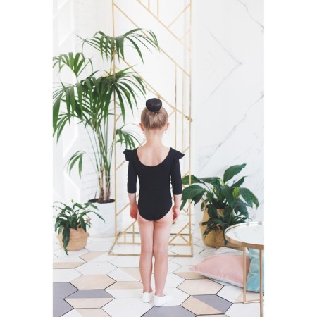 A swimsuit for gymnastics and dancing Grace Dance, p. 26, black color-6