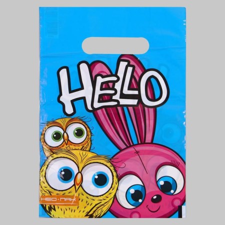 Package "Hello", polyethylene with a cut pen, 30 μm 20 x 30 cm