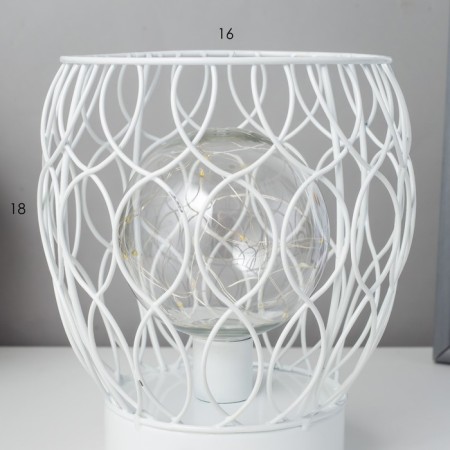Nomber's nightlight LED from batteries 3haa white 17.5x17.5x19.5 cm Risalux-3