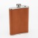 Flask for alcohol and water, 270 ml, "real man", stainless steel, gift, 9 oz