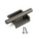 Smeal handle, "Hidden", MO 32 mm, color dark iron