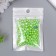 Beads for creativity plastic "Round. Pistachio" d = 3-8 mm, set 10 grams