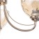 Ruby chandelier 3x40W E27 gold 55x55x85 (45) cm