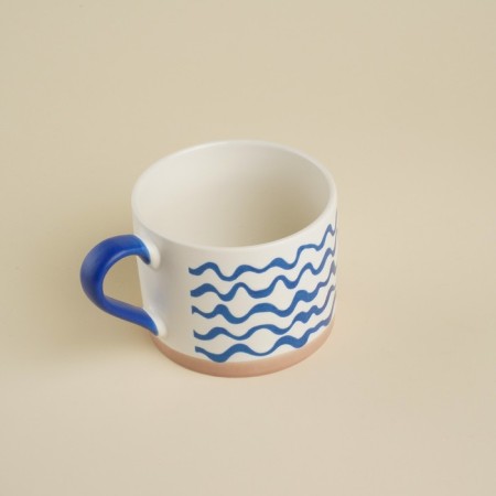 Porcelain mug SL Home "Scandy", 450 ml, white color-2