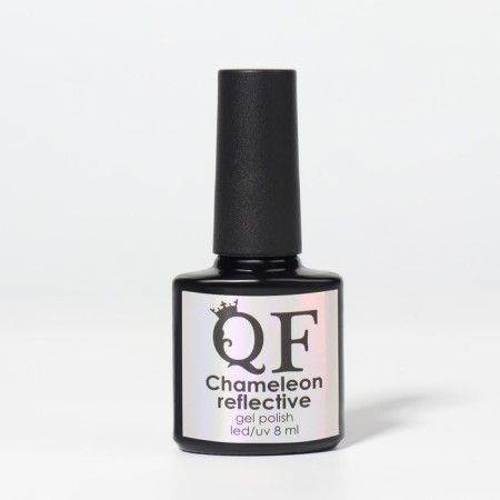 Gel nail polish, “Chameleon”, 3 phase, 8ml, LED/UV, raspberry/green color (08)-12