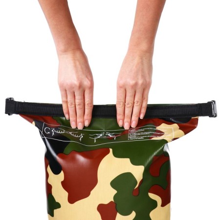 Yugana hairshome, PVC, waterproof 10 liters, one belt, khaki-10