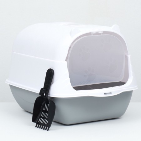Domik toilet 35 x 50 x 35 cm, white-gray-2