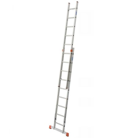 Staircase Krause Monto Fabilo, two -section, aluminum, 9 steps