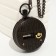 The clock is pocket, musical "Cosmos", quartz, d dial-5.9 cm, chain L-36.5 cm