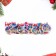 A dozen magnet "Symbol of the year 2025. Snake" mix, blue