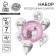 Bouquet of balls "Romantic cats", latex, foil, set: 7 pcs., Mix