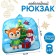 New Year's children's backpack "Deer and Snowman", 27x29 cm, for the New Year