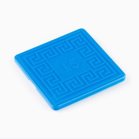 Puzzle "Fecel", logical board game, blue-3