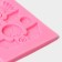 Mold "Ikara Wings", silicone, 19.5 × 12.2 × 0.9 cm, pink color