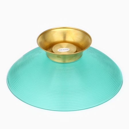 Serving dish "Fusion" on a metal leg, 24.5 x 24.5 x 9 cm-4