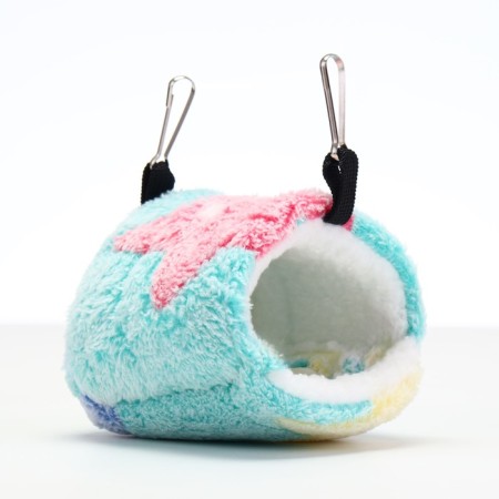 House for rodents, "stars" blue fleece-2