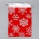 Bag gift plush “I hurry to you”, snowflakes, embossing, 20 x 30 cm +/- 1.5 cm, New Year