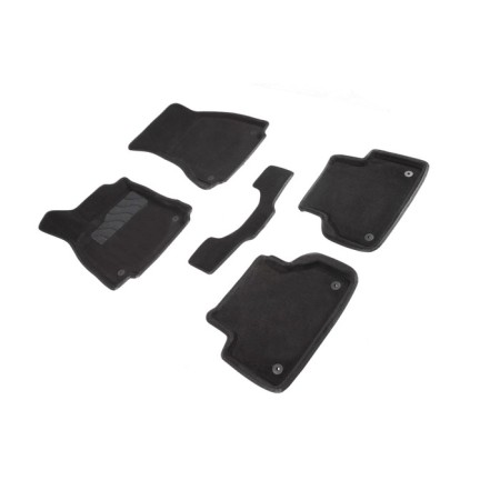 Pile rug for Audi A4 (B9), 2015-, black