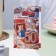Postcard "Happy anniversary 50!" Crown, embossing, congruff, A4