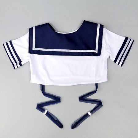 Cavalry Set "Kawai Sile": TOP, Velcro skirt, stockings, rr 38-46, blue color-3