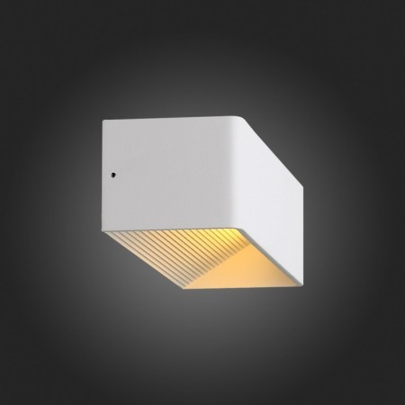 Wall lamp ST LUCE. SL455.501.01. 1x9 W, LED, 3000K, 427 LM, 30x8 cm, white color-4