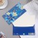 Money envelope "Congratulations!" embossing, lilies, 16.5x8.5 cm