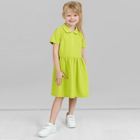 Dress, height 104 cm, light green color