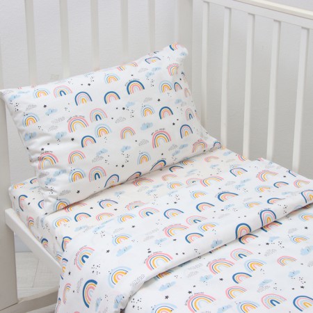 Lovelife bedding set "Rainbow" 112*143 cm, 60*120+20 cm, 40*60 cm, satin, 100% cotton-1