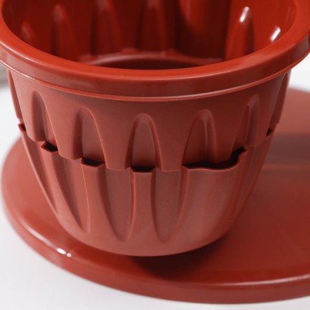 Kashpo multi -tiered “cascade”, 3 pcs, 700 ml, terracotta color-3