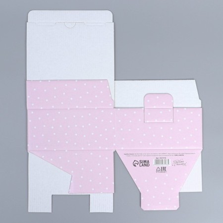 Box Gift team, packaging, “March 8”, 15 x 15 x 7 cm-7