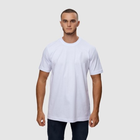 T -shirt male, white color/print mix, size m