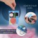 Sewing set, 25 items, in the PVC case, color mix