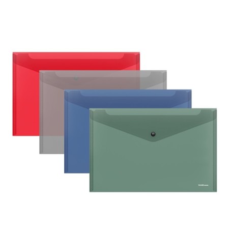 A4 button, 160 μm, Erichkrause Glossy Classic, glossy, translucent, mix
