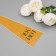 Packet stoop for flowers, "love you", 12.5+4x45 cm, yellow