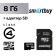 Memory map Smartbuy Microsd, 8 GB, SDHC, class 4, with adapter SD