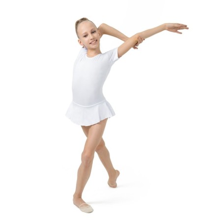A swimsuit for gymnastics and dancing Grace Dance, p. 36, white color-3