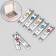 Kusachki - Mesipser manicure, with a file, 5.5 cm, packing 12 pcs in a box, Mix drawing