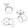 Furniture wheel, d = 40 mm, without brake, black