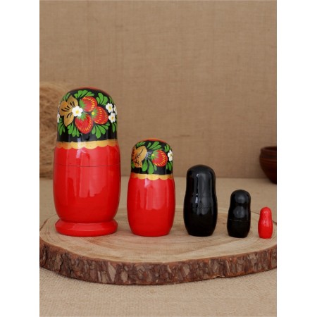 Matryoshka "Khokhloma Malaya" 5 puppet-1