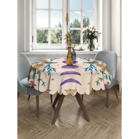 Photo scatter round, size 150x150 cm, Saten-2