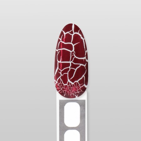 Turtle nail polish gel, craquelure, with cracking effect, 3 phase, 10 ml, led/uv, color (34)-10
