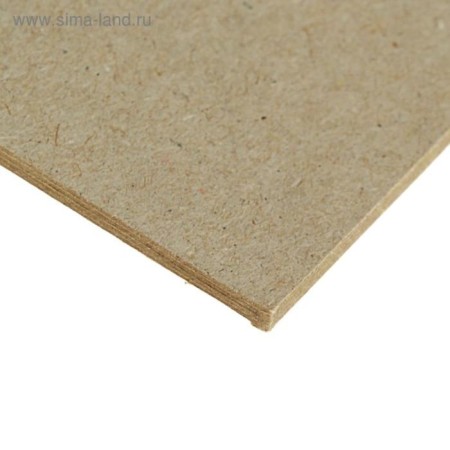 Binding cardboard 3.0 mm, 21 x 30 cm, 20 sheets, 1900 g/m2, gray-2