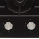Krona Hagel 30 BL, gas, 2 burners, black, black